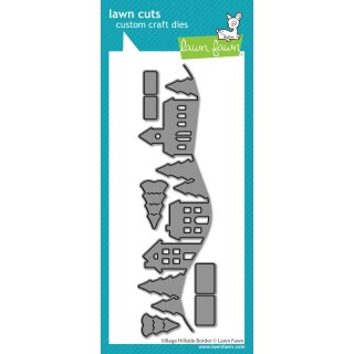 Lawn Fawn, lawn cuts/ Stanzschablone, village hillside...