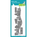 Lawn Fawn, lawn cuts/ Stanzschablone, village hillside...