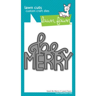 Lawn Fawn, lawn cuts/ Stanzschablone, giant be merry
