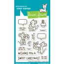 Lawn Fawn, clear stamp, sweet christmas mice