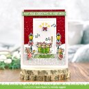 Lawn Fawn, clear stamp, caroling mice