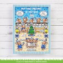 Lawn Fawn, clear stamp, caroling mice