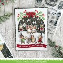 Lawn Fawn, clear stamp, caroling mice