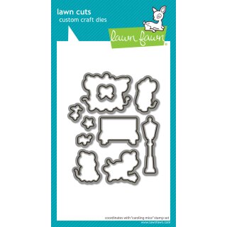 Lawn Fawn, lawn cuts/ Stanzschablone, caroling mice