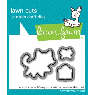 Lawn Fawn, lawn cuts/ Stanzschablone, cozy cats christmas...