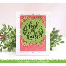 Lawn Fawn, clear stamp, big messages: christmas