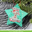 Lawn Fawn, clear stamp, all the santa hats