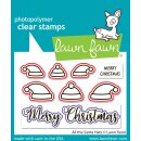 Lawn Fawn, lawn cuts/ Stanzschablone, all the santa hats