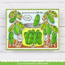 Lawn Fawn, clear stamp, how you bean? pickle add-on