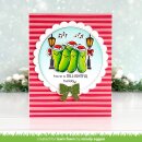 Lawn Fawn, clear stamp, how you bean? pickle add-on