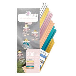 papier + ideen: Quilling KIT - Engel glanz