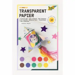 folia Transparentpapier, 42 g/m², 20 x 30 cm, 10 Blatt