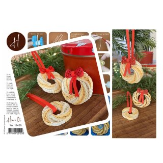 Hanne Olesen, Quilling Anleitung - Vanillekranz mit Schleife