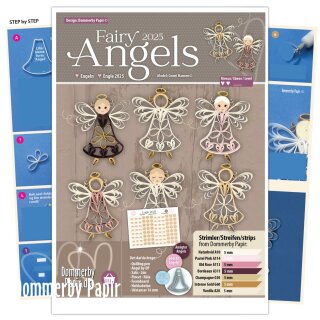 Dommerby Papir, Quilling Anleitung - Fairy Angels 2025