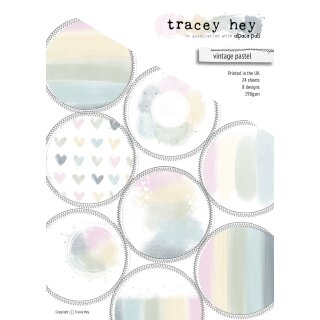 Tracey Hey, Paper Pad A5 – Vintage Pastel