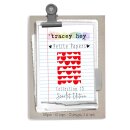 Tracey Hey, Petite Papers – Collection 15 - Scarlet...