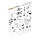 Tracey Hey, clear stamp A5, "Piccadilly Circus"