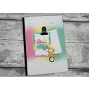 Tracey Hey, clear stamp A6, "Circus"