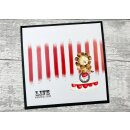 Tracey Hey, clear stamp A6, "Circus"
