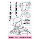 C.C. Designs, clear stamp, Henry & Twila Cocoa