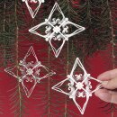papier + ideen: Quilling KIT, Bethlehem Stern wei&szlig;