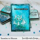 Sweet November Stamps, clear stamp, December Turquoise Dragon