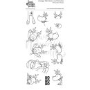Sweet November Stamps, clear stamp, Postage Pals: Santa...