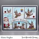 Sweet November Stamps, clear stamp, Postage Pals: Santa...