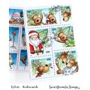 Sweet November Stamps, clear stamp, Postage Pals: Santa and Reindeer