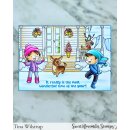 Sweet November Stamps, clear stamp, Snow Days