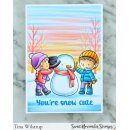 Sweet November Stamps, clear stamp, Snow Days
