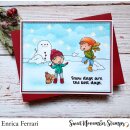 Sweet November Stamps, clear stamp, Snow Days