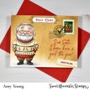 Sweet November Stamps, clear stamp, Off Duty Santa and...