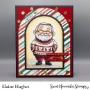 Sweet November Stamps, clear stamp, Off Duty Santa and Reindeer