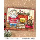 Sweet November Stamps, clear stamp, Off Duty Santa and Reindeer
