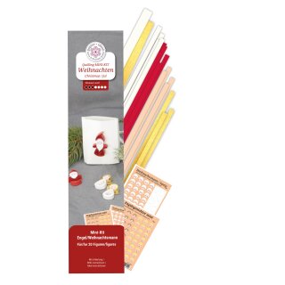 papier + ideen, Quilling Mini-Kit Weihnachten (für...
