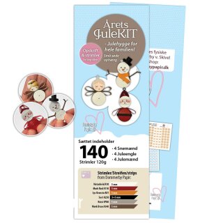 Dommerby Papir, Quilling KIT, Årets Julekit,...