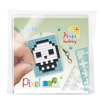 Pixel Sets Medaillon, Schädel, Skull