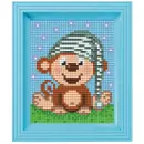 Pixel Hobby, Pixel Geschenkbox - Affe mit Schlafmütze