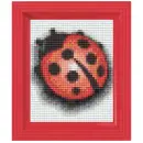 Pixel Hobby, Pixel Geschenkbox - Marienkäfer