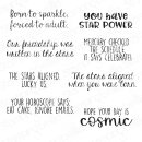 Stamping Bella, Rubber Stamp, STAR POWER SENTIMENT SET (8...