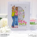 Stamping Bella, Rubber Stamp, BEST FRIENDS SENTIMENT SET...
