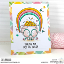 Stamping Bella, Rubber Stamp, GOOD LUCK SENTIMENT SET (8...