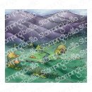 Stamping Bella, Rubber Stamp, MOUNTAIN VIEW BACKDROP