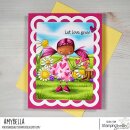 Stamping Bella, Rubber Stamp, WHIMSABELLA TRIXIE BLOOMHEART