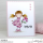 Stamping Bella, Rubber Stamp, WHIMSABELLA TRIXIE BLOOMHEART