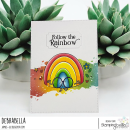 Stamping Bella, Rubber Stamp, SPEC-TACULAR RAINBOW