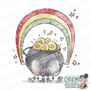 Stamping Bella, Rubber Stamp, SPEC-TACULAR POT OF GOLD