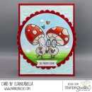 Stamping Bella, Rubber Stamp, MUSHROOM BESTIES (2 stamps...
