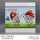 Stamping Bella, Rubber Stamp, MUSHROOM WITH HEART BALLOON (2 stamps included)